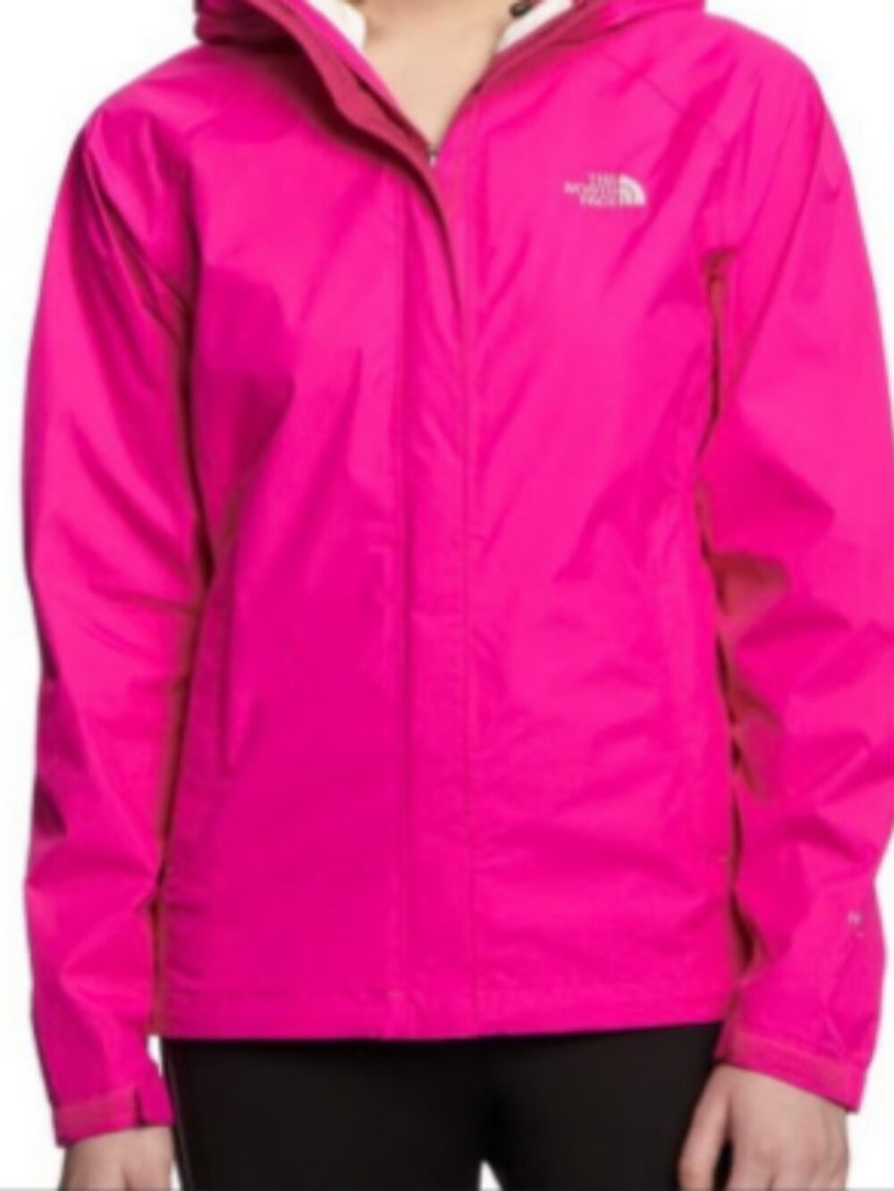 EUC The North Face Womens Pink Venture HyVent 2.5L Rain Jacket Sz Small